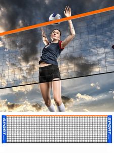 Piłki przenośna siatkówka netto siatkówka netto do bólu do tenisa Training Leball Indoor Outdoor Sports Badminto Mesh 230831
