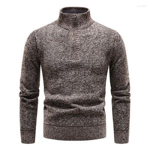 남자 스웨터 2023 가을과 겨울 패션 사업 레저 레저 스웨터 니트 코트 슬림 한 착륙 풀 오버