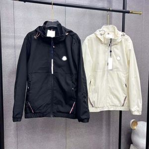 American summer couple sunscreen breathable waterproof hooded jacket men's and women's fashion brand design outdoor sports coat everything
