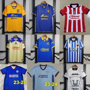 22 23 24 Liga MX Soccer Jersey Club America Naul Tigres Henry Rayados Guadalajara Tijuana Leon Unam Cruz Azul Special 2023 2024 Kit Football Shirt