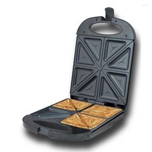 Brotbackautomaten SK126 Elektrischer Sandwichmaker mit Antihaftplatten 1200 W Panini Press Grill Frühstück Toaster für Zuhause