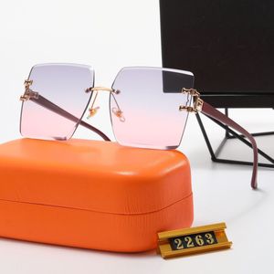 NEW mens designer sunglasses for woman men glasses sun mixed color uv400 rimless quay