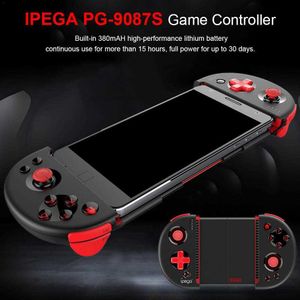 Oyun Denetleyicileri İpega için Joysticks PG-9087S Katlanabilir Bluetooth Kablosuz Doğrudan Joystick Oyun Denetleyici Eylemi için Pugb için Valor Arena IOS HKD230901