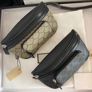 Mens and womens fashion Mini portable chest bag Leather letter waist pack Classic woven shoulder bag crossbody bag 450946