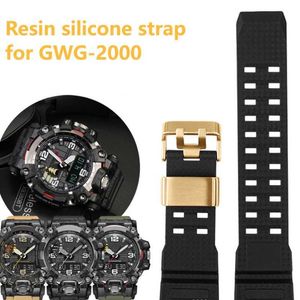 Dla Casio drugiej generacji Big Mud King GWG-2000 GWG-2040F Strap Pasp Silikon Silikon