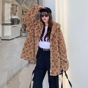 Luxury Designer Womens Jacket Wool Coat V Hoodie Winter Fox Fur Zipper Cardigan Hoody Version Jackor Louiseity Jacket Viutonity Jacket 8166