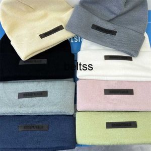 23s nebbia autunno inverno essenziali cappello lavorato a maglia hip hop doppio filo ricamo Street Cold cappello coppia cappello di lana