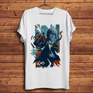 Erkek Tişörtleri Ölüm Kira ve L Lawliet Komik Anime Gömlek Homme Erkekler Kısa Kollu Nefes Beklenebilir Tshirt Street Giyim UNISEX TEE