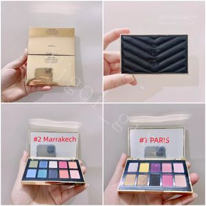 Top Quality Y Brand Eye Shadow Girl Eye Cosmetics Leather 10 Color Eyeshadow Palette #1 Paris #2 Marrakech Matte Shimmer Shadow Women Makeup Hot Selling
