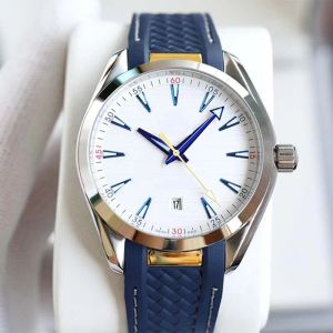 남성용 시계 41mm 자동 기계 316L 디자인 된 방수 광택 데이트 조정 Cerachrom Chromalight Mens Wristwatch Omeg Watch Sapphire 다이아몬드 고품질 달