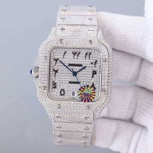 RCFR Men Luxury Wrist Watch Bling Iced Out VVS Moissanite Diamond WatchX0EDWGDWBMQ0