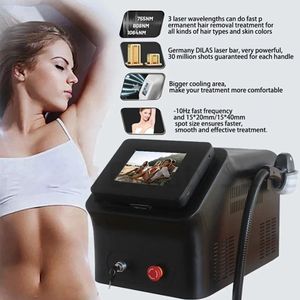 New Tech Ice Diode Laser Depilation Painless Hair Removal 3 Wavelengths Hair Removal Salon Use Machine with Cooling Skin System