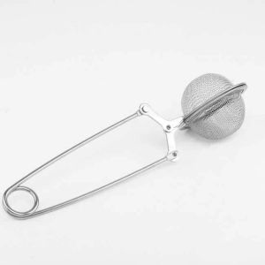 DHL Kitchenware Accessories Tools Tea Infuser 304 Rostfritt stål Sphere Mesh Sile Coffee Herb Spice Filter Diffuser Handle Ball Boutique Partihandel 0901