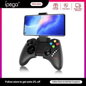 Spelkontroller Joysticks IPEGA PG-9021S GAMEPAD Trådlös Bluetooth Joystick Trigger PubG Moible Game Console Controller för surfplatta Android-telefon PC HKD230831