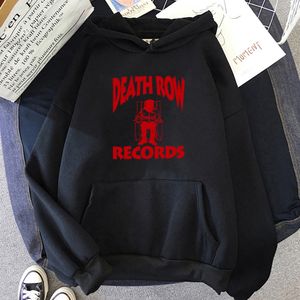 Herren Hoodies Sweatshirts Death Row Records Lustige Männer Neuheit Langarm Sweatshirt Männlich Herbst Winter Mode Pullover Hip Hop Goth Hoodie Y2k 230831