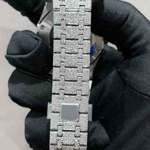 6FV4 Наручные часы 2024 Новая версия Ston Skeleton Watch PASS TT Мужские бриллианты Высочайшее качество Механический механизм ETA Роскошный сапфир Iced Out блестящий2NL5J56QMD12