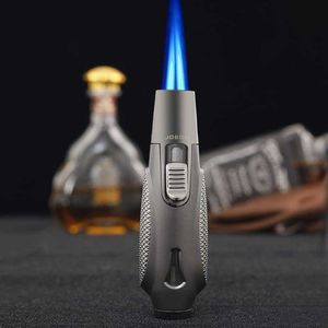 Torch Lighter: Refillable Cigar Lighter, Fuel Adjustable Jet Flame, Windproof Lighter for Candles, Fireplaces, Barbecue Kitchens GH99