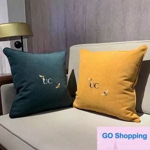 Car Wholesale Fashion Sofa Cashmere Pillowcase Designer Decorative Throw Pillow Letter Cushion Home Textiles