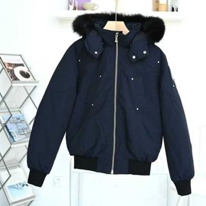 2023 Moose Puffer Jacke Daunenjacke Herren Parkas Winter wasserdichter weißer Entenmantel Mantel Mode Männer und Frauen Paare lässige Version zum Warmhalten y18