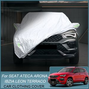 Copertura completa per auto Pioggia Gelo Neve Polvere Protezione impermeabile per SEAT Ateca KH7 Arona IBZIA LEON Hatchback Sportstpurer TARRACO KN2