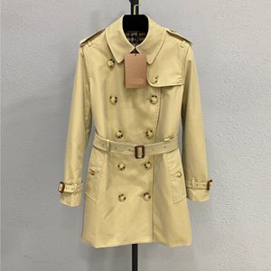 European Fashion Brand Early autumn Classic Kensington short trench coat