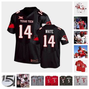 2023 Red Raiders Football jersey 41 Ty Kana 87 Kelby Valsin 25 JMaury Davis 63 Dylan Shaw 74 Daniel Sill 84 D.J. Crest 17 Jake Strong 13 Brady Boyd 98 E'Maurion Banks