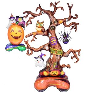 Outros suprimentos de festa de evento Halloween inflável fantasma árvore balões abóboras múmia miko para quintal interno ao ar livre festa de Halloween crianças decoração de brinquedo inflável 230831