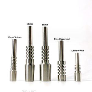 Premium Titanyum Metal Yedek Tırnak İpucu Sigara içme G2 G9 Enail Gr2 Ti Nektör Toplayıcı 10mm 14mm 18mm 57mm İplik Çivileri Yeni