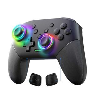 Controladores de jogo Joysticks S80 Wireless Game Console Bluetooth Gamepad com luzes coloridas para Switch / Switch Lite / OLED / PC Game Controller HKD230831