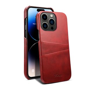 Luxury Business Leather Vogue telefonfodral för iPhone 15 14 13 12 Pro Max Samsung Galaxy S22 S23 Ultra Google Pixel 8 8Pro 7 7Pro 7a 6 6Pro 6A Dual Cards Wallet Back Shell