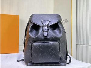 Yeni erkekler moda gündelik tasarım lüks Montsouris backpack okul çantası üst ayna kalitesi m46683 m23127 kese cüzdan açık çanta