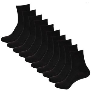 Men's Socks 10Pairs/Lot Cotton Style Black Business Men Soft Breathable Summer Winter For Male Calcetines Hombre