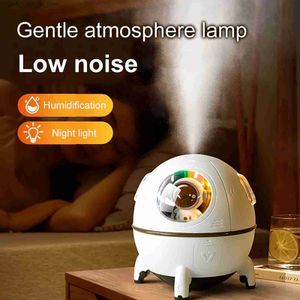 Humidifiers USB Aroma Air Freshener with Colorful Night Light Vehicle Air Purifier LED Mini Humidificator for Home Office Car Q230901