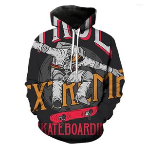 Men's Hoodies Cartoon Hip Hop 2023 Pullover Cool With Hood Jackets Unisex Fashion Casual Spring Tops Funny