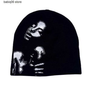 Beanie/Skull Caps Pullover Hats Women Knitting Autumn and Winter Ins Fashion Brand New Net Red Wool Hats Fashion Versatile Thin Cold Hats y2k T230731
