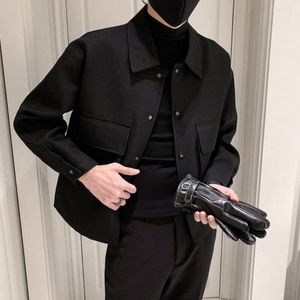 Giacche da uomo Cappotto cargo da uomo Giacca a maniche lunghe Skinny monopetto