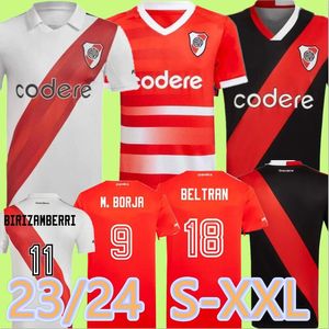 CARRASCAL 23 24 River Plate Home Soccer Jerseys Trzecia czarna 120. rocznica Camiseta Perez Romero de la Cruz 23/24 Away Football Concept Shirt M.Suarez J.alvarez