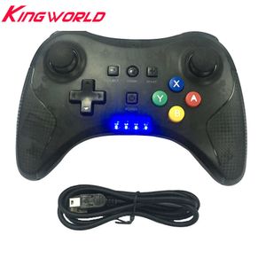 Spelkontroller Joysticks Pro Controller Gaming Remote Control Wireless GamePad Game Joystick Corlorful Pad Indicator Light for W-I-I-U Pro med USB HKD230831