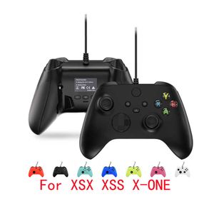 Game Controllers Joysticks Wired Joystick game controller for Xbox series X S for XSS XSX X-ONE For Xbox one pc win10 play gamepad HKD230831