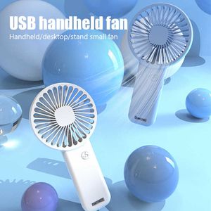 المعجبين الكهربائي 2023 Mini Handheld Fan Rechargeable Portable Pocket Goide Hand Fan 3 سرعات قوية للرياح الصامتة الكهربائية في الهواء الطلق R230901