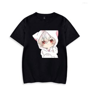 Men's T-skjortor Summer Mafumafu Soraru efter regntryck Spring Holiday Street Graffiti Style Men/Women Casual T-shirt Novelty Kawaii