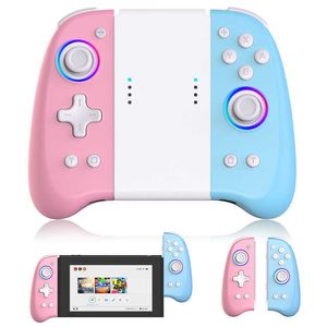 Игровые контроллеры джойстики горячие для контроллера NS Wireless Gamepad с Wake Up с красочным рукояткам игры для аксессуаров HKD230831