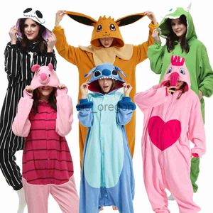 Hemkläder Animal Kigurumi Vuxna Pig Tiger Onesies Kvinnor Män Squirrel Pyjamas Halloween Costumes Cosplay Jumpsuit Christmas Gift XXL 4XL X0902