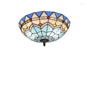 Ceiling Lights Retro Lamp Ground Style Bedroom Light Study Dining-Room Modern Round Chandeliers