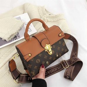 Baobao Women's New Fashion Lock Buckle Handbag Large Capacity One Shoulder Crossbody Small Square Bag Off wholesale