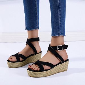 Sandalen Tops Frauen High Heel Mit Keil Elegante Schuhe Mit Hohen Absätzen Für Plattform Alias Mujer Leichte Keile