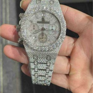 3DAF Wristwatch 2024 تقبل تخصيص الرجال الفاخرة المثلجة VVS Watch Bling Diamond Watch6MF14AO781SJL0CPNJSP