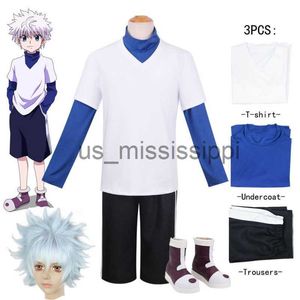 Cosplay peruker heltidsjägare kostym qiya slår fiendens gäster cosplay scen prestanda kostym full set anime tshirt cos wig skor x0901