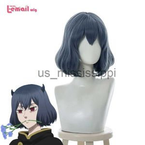 Peruki cosplaya peruka syntetyczna anime czarna koniczyka nero cosplay peruka nero 30cm krótkie mieszane peruki cosplay odporne na ciepło peruki x0901