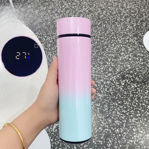 Water Bottles Insulating Cup Water Bottle Intelligent Temperature Display Measurement Water Cup Temperature Stainless Steel 230831